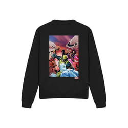 Marvel - Sweat X-MEN TEAM DEFEND - Adulte (Noir)