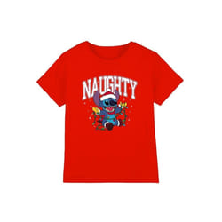Lilo & Stitch - T-shirt NAUGHTY STITCH - Enfant (Rouge)