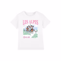 Disney - T-shirt LES ALPES - Enfant (Blanc)
