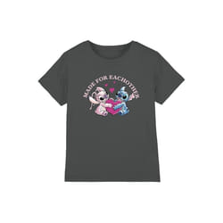 Lilo & Stitch - T-shirt MADE FOR EACH OTHER - Enfant (Charbon)