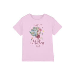 Winnie the Pooh - T-shirt HAPPY MOTHERS DAY - Enfant (Rose)
