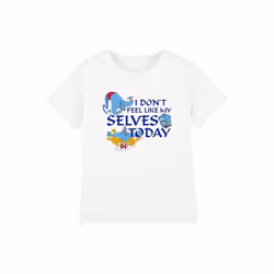 Aladdin - T-shirt DON'T FEEL LIKE MY SELVES TODAY - Enfant (Blanc)