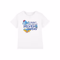 Aladdin - T-shirt DON'T FEEL LIKE MY SELVES TODAY - Enfant (Blanc)