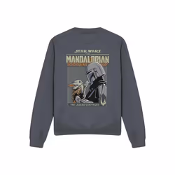 Star Wars: The Mandalorian - Sweat LEGEND CONTINUES - Adulte (Charbon)