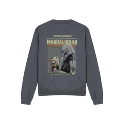 Star Wars: The Mandalorian - Sweat LEGEND CONTINUES - Adulte (Charbon)