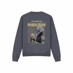 Star Wars: The Mandalorian - Sweat LEGEND CONTINUES - Adulte (Charbon)