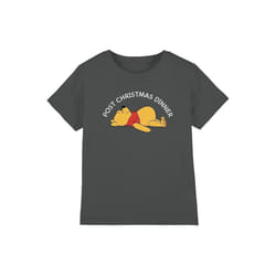 Winnie the Pooh - T-shirt CHRISTMAS DINNER - Enfant (Charbon)