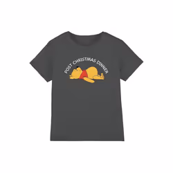 Winnie the Pooh - T-shirt CHRISTMAS DINNER - Enfant (Charbon)