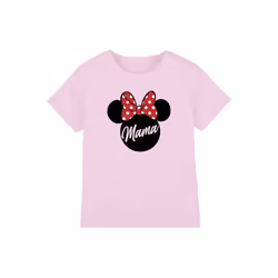 Disney - T-shirt MAMA IN EARS - Enfant (Rose)
