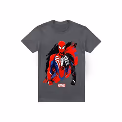 Spider-Man - T-shirt SYMBIOTE - Homme (Charbon)