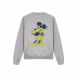 Disney - Sweat TRIPPY - Adulte (Gris chiné)