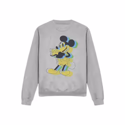 Disney - Sweat TRIPPY - Adulte (Gris chiné)
