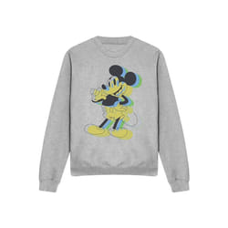 Disney - Sweat TRIPPY - Adulte (Gris chiné)