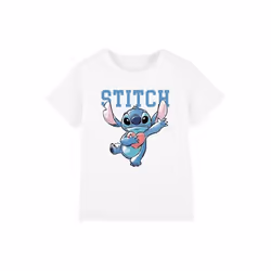 Lilo & Stitch - T-shirt CLUTCHING HEARTS - Enfant (Blanc)