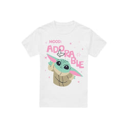 Star Wars: The Mandalorian - T-shirt MOOD ADORABLE - Homme (Blanc)