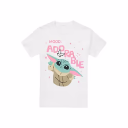 Star Wars: The Mandalorian - T-shirt MOOD ADORABLE - Homme (Blanc)