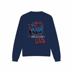 Spider-Man - Sweat SPIDER DAD - Adulte (Bleu marine)