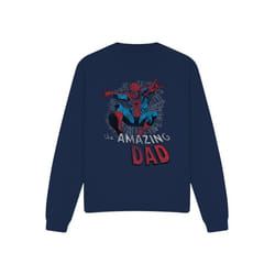 Spider-Man - Sweat SPIDER DAD - Adulte (Bleu marine)