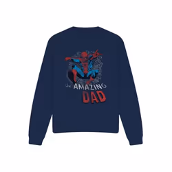 Spider-Man - Sweat SPIDER DAD - Adulte (Bleu marine)