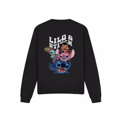 Lilo & Stitch - Sweat - Adulte (Noir)
