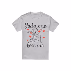 Star Wars - T-shirt YODA ONE FOR ME - Homme (Gris chiné)