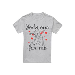 Star Wars - T-shirt YODA ONE FOR ME - Homme (Gris chiné)