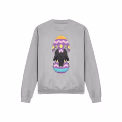 Star Wars - Sweat BAD EGG - Adulte (Gris chiné)
