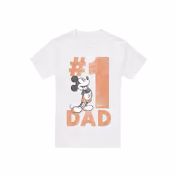 Disney - T-shirt NUMBER DAD - Homme (Blanc)