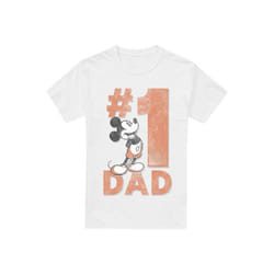 Disney - T-shirt NUMBER DAD - Homme (Blanc)