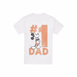 Disney - T-shirt NUMBER DAD - Homme (Blanc)