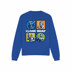 Star Wars - Sweat CLONE WARS - Adulte (Bleu roi)