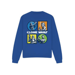 Star Wars - Sweat CLONE WARS - Adulte (Bleu roi)