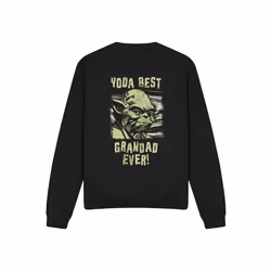 Star Wars - Sweat YODA BEST GRANDAD - Adulte (Noir)