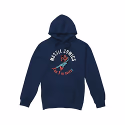 Marvel - Sweat à capuche NO. - Homme (Bleu marine)