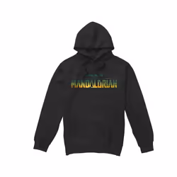 Star Wars: The Mandalorian - Sweat à capuche - Homme (Noir)