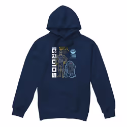 Star Wars - Sweat à capuche REBEL DROIDS - Homme (Bleu marine)