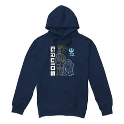 Star Wars - Sweat à capuche REBEL DROIDS - Homme (Bleu marine)