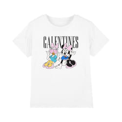 Disney - T-shirt GALENTINES - Enfant (Blanc)