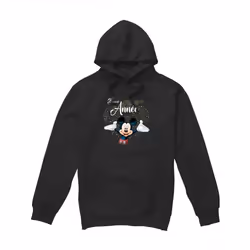 Disney - Sweat à capuche FRENCH - Homme (Noir)