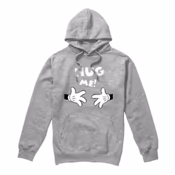 Disney - Sweat à capuche HUG ME - Homme (Gris chiné)