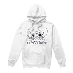 Lilo & Stitch - Sweat à capuche - Homme (Blanc)