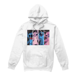 Lilo & Stitch - Sweat à capuche - Homme (Blanc)