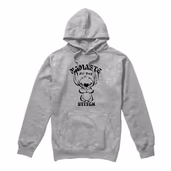 Lilo & Stitch - Sweat à capuche NAMASTE ALL DAY - Homme (Gris chiné)