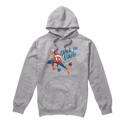 Spider-Man - Sweat à capuche DECK THE WALLS - Homme (Gris chiné)