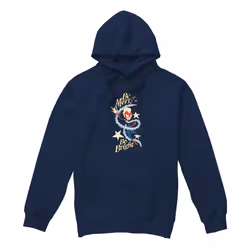 Captain Marvel - Sweat à capuche BE MERRY BE BRIGHT - Homme (Bleu marine)