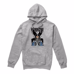 Marvel - Sweat à capuche X-MEN - Homme (Gris chiné)