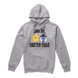Star Wars - Sweat à capuche LOOK SIR, EASTER EGGS - Homme (Gris chiné)