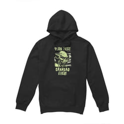Star Wars - Sweat à capuche YODA BEST GRANDAD - Homme (Noir)