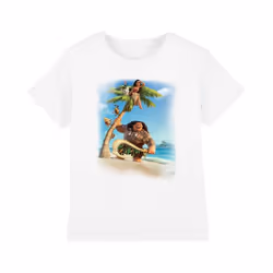 Moana - T-shirt - Enfant (Blanc)