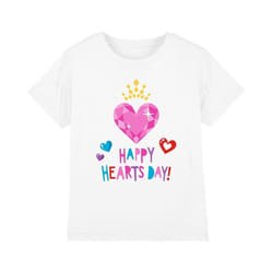 Disney Princess - T-shirt HAPPY HEARTS DAY - Enfant (Blanc)